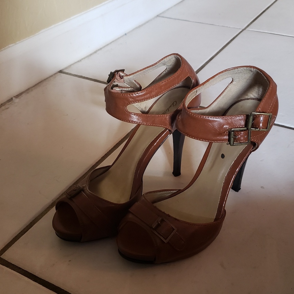 Cocoa brown heels